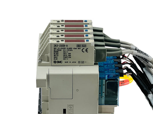 SMC ZK2Q00K5CLA-07 ZK2-ZSEB-A x5 Station Vacuum Control Manifold