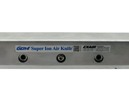 EXAIR Gen4 Super Ion Air Knife Compressed Air Static Eliminator