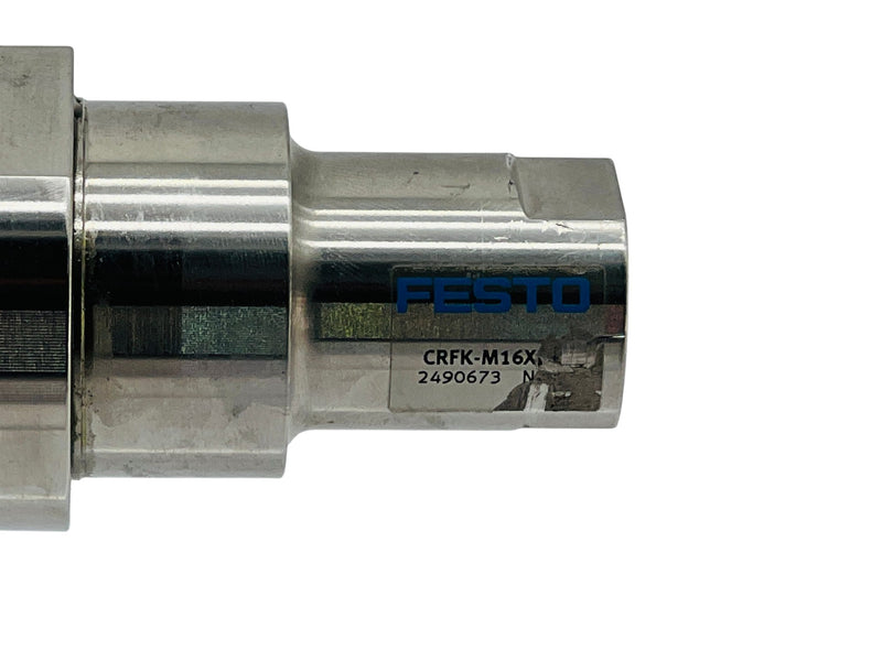 Load image into Gallery viewer, Festo 2490673 CRFK-M16X1,5 Stainless Steel Self Aligning Rod Coupler
