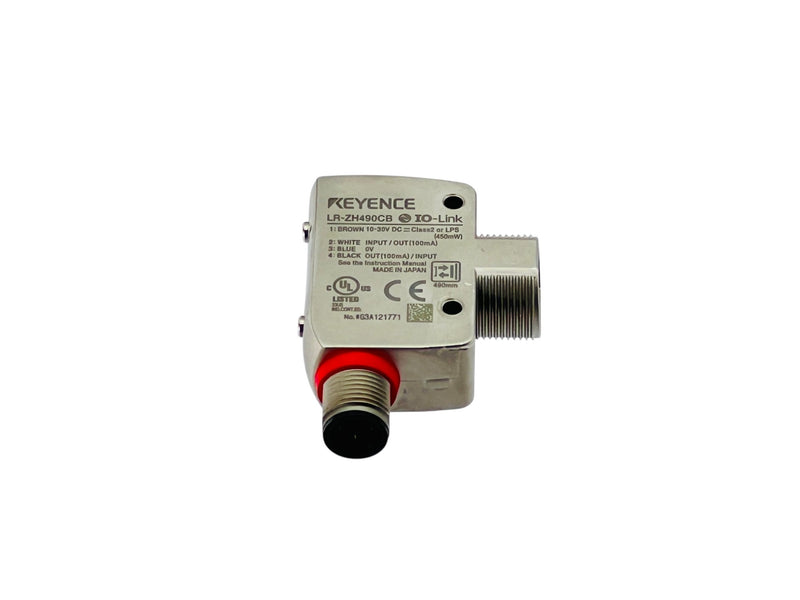 Load image into Gallery viewer, Keyence LR-ZH490CB CMOS Laser Sensor 490mm IO-Link M18 M12
