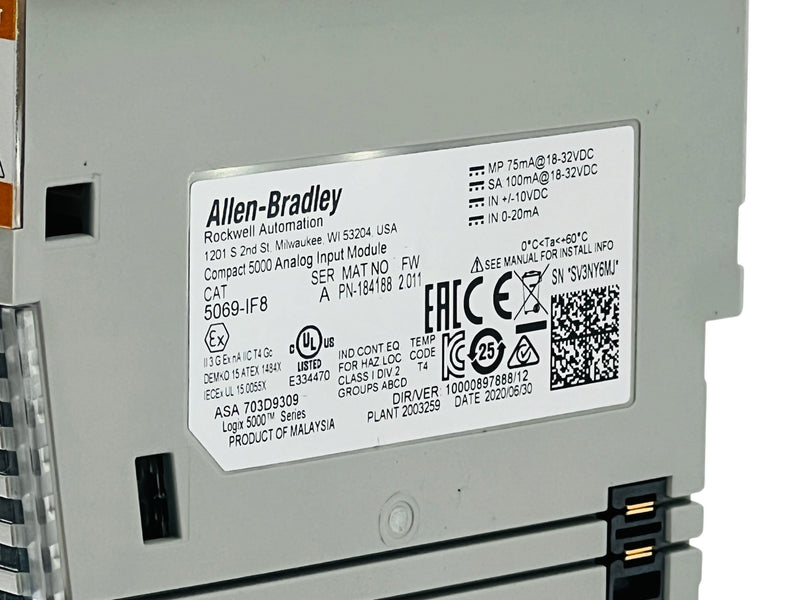 Load image into Gallery viewer, Allen-Bradley 5069-IF8 Compact 5000 8 Channel Analog Input Module Series A
