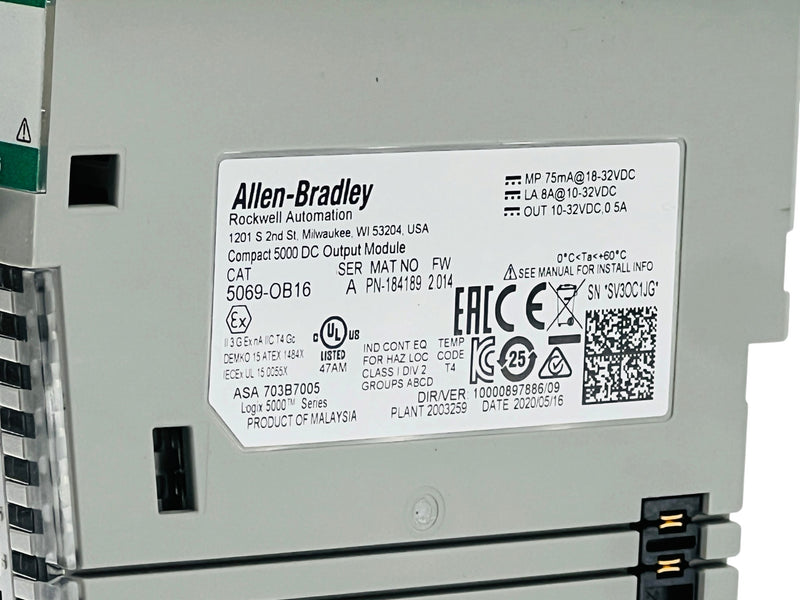 Load image into Gallery viewer, Allen-Bradley 5069-OB16 Compact 5000 16 Point DC Output Module Series A
