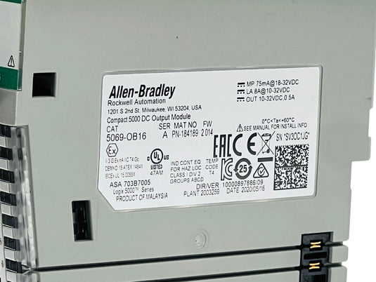 Allen-Bradley 5069-OB16 Compact 5000 16 Point DC Output Module Series A