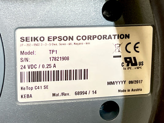 Epson 68994 TP1 Robot Teach Pendant · photo 3