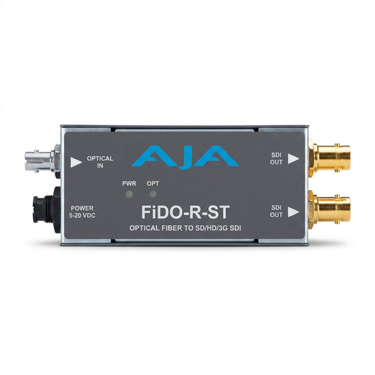 AJA FiDO-R-ST Optical Fiber To SDI HD 3G Video Receiver · photo 1