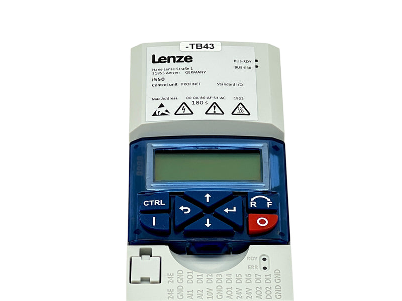 Load image into Gallery viewer, Lenze i550 PROFINET Variable Frequency Drive 0.37 kW 230 V · photo 2

