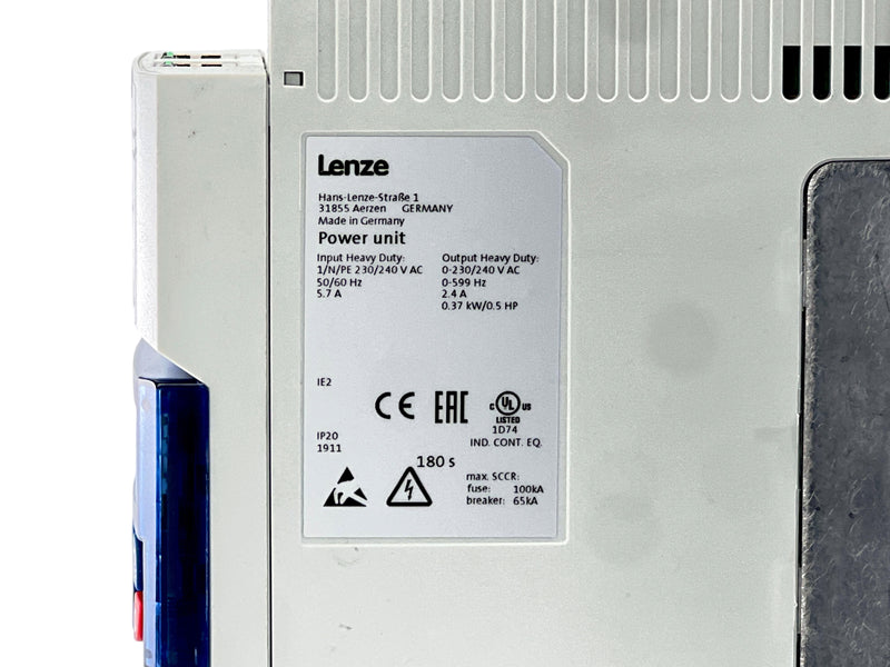 Load image into Gallery viewer, Lenze i550 PROFINET Variable Frequency Drive 0.37 kW 230 V · photo 4
