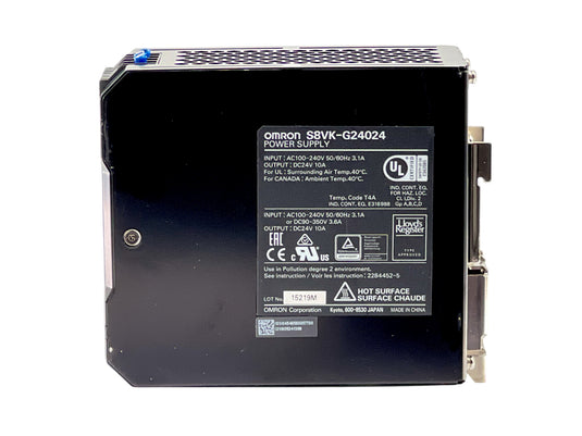 OMRON S8VK-G24024 24V DC 10A DIN Rail Power Supply · photo 4