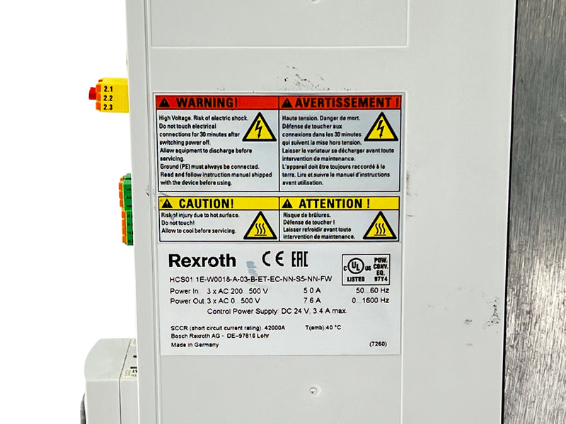 Load image into Gallery viewer, Rexroth R911374800 HCS01.1E-W0018-A-03-B-ET-EC-NN-S5-NN-FW Servo Drive · photo 5
