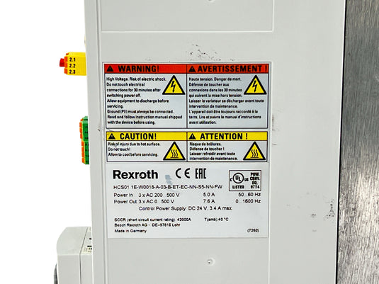 Rexroth R911374800 HCS01.1E-W0018-A-03-B-ET-EC-NN-S5-NN-FW Servo Drive · photo 5