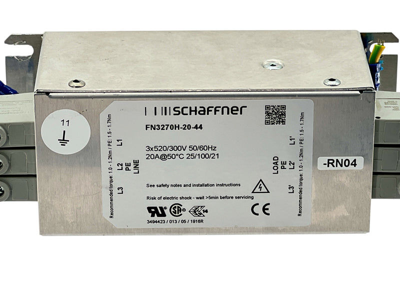 Load image into Gallery viewer, Schaffner FN3270H-20-44 Three Phase EMC RFI Power Line Filter · photo 2
