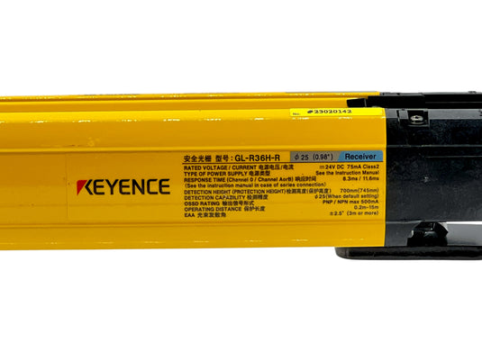 KEYENCE GL-R36H-R Safety Light Curtain Receiver · photo 3