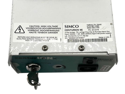 Simco Centurion 9E 2-Fan Ionizer Air Blower 4012378 GUARANTEED